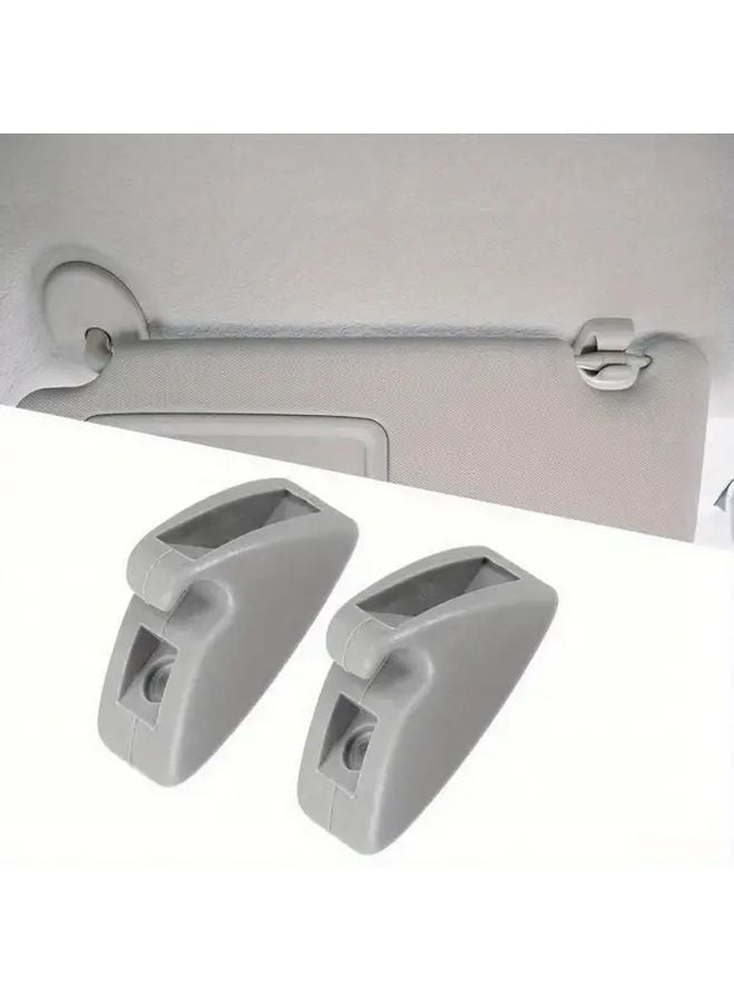 2pcs Car Sun Visor Support Clip Holders Replacement for VW Jetta MK1 Passat B3 - Image 5